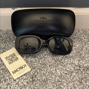 Coach Glossy Black Sunglasses